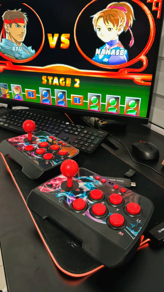 Stick X2 Double + 2 Arcade controller