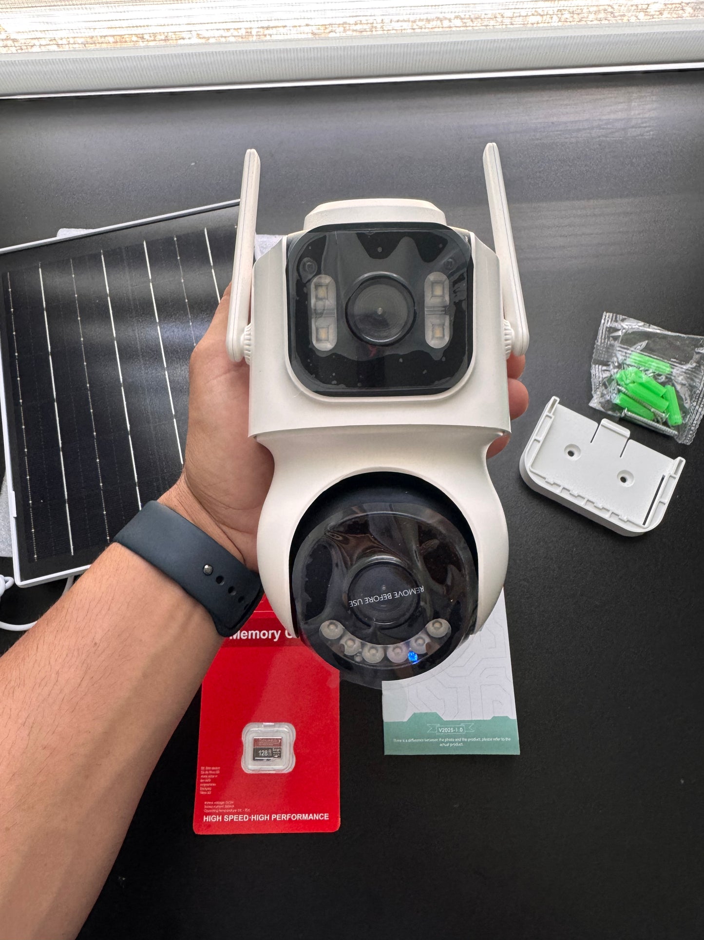 Camara Solar 24horas + SD card 128GB