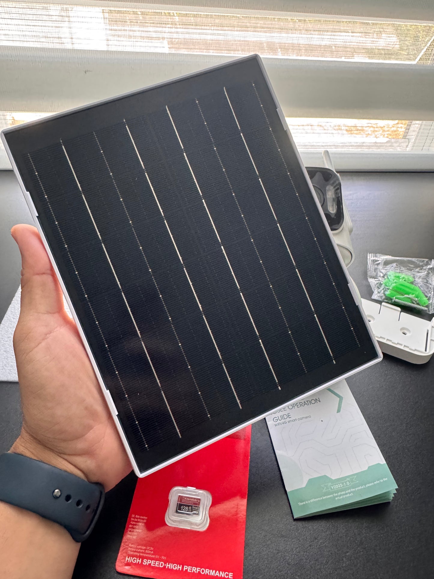 Camara Solar 24horas + SD card 128GB