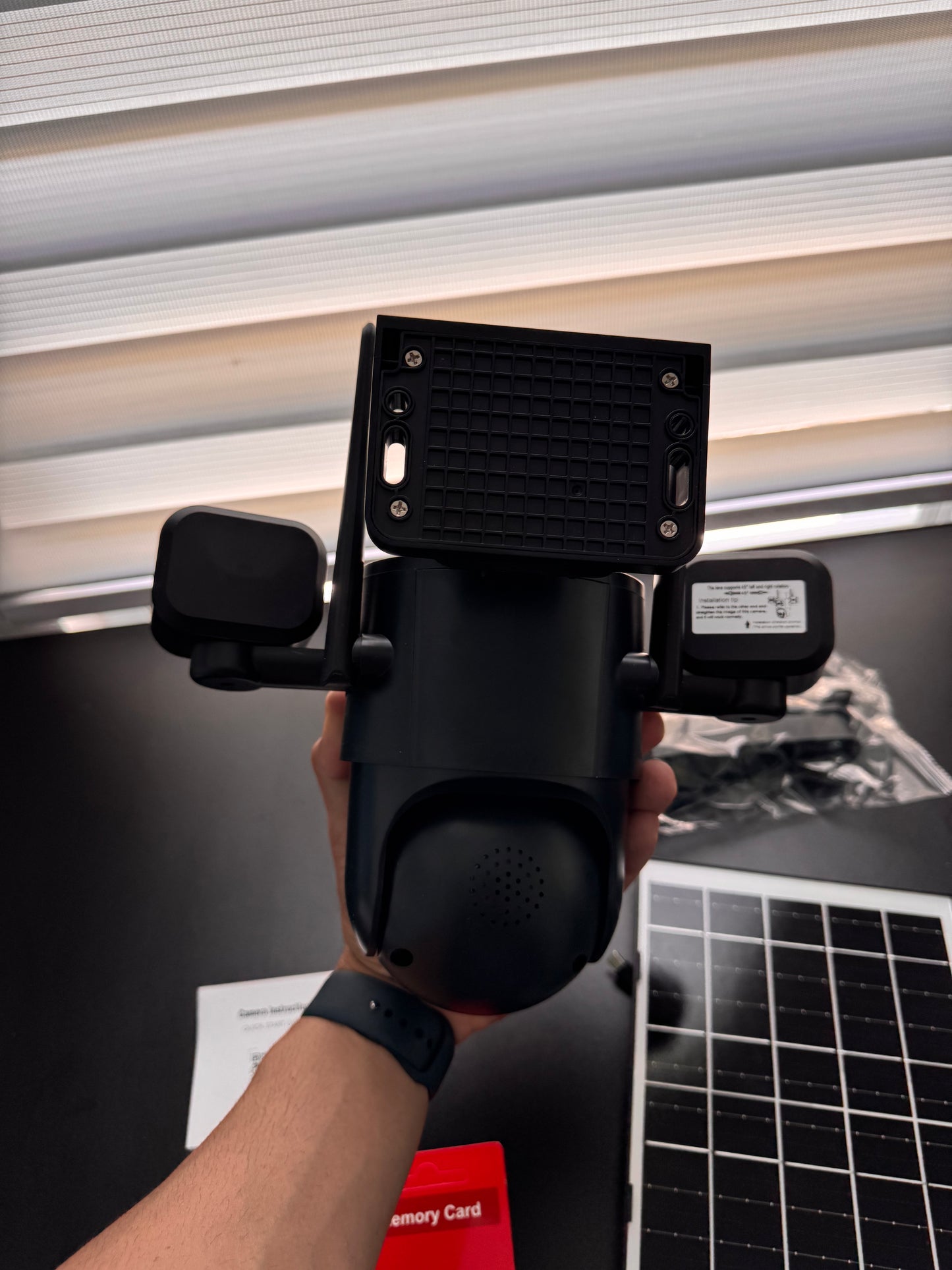 Camara Solar 3 lentes + Sd Card 128Gb