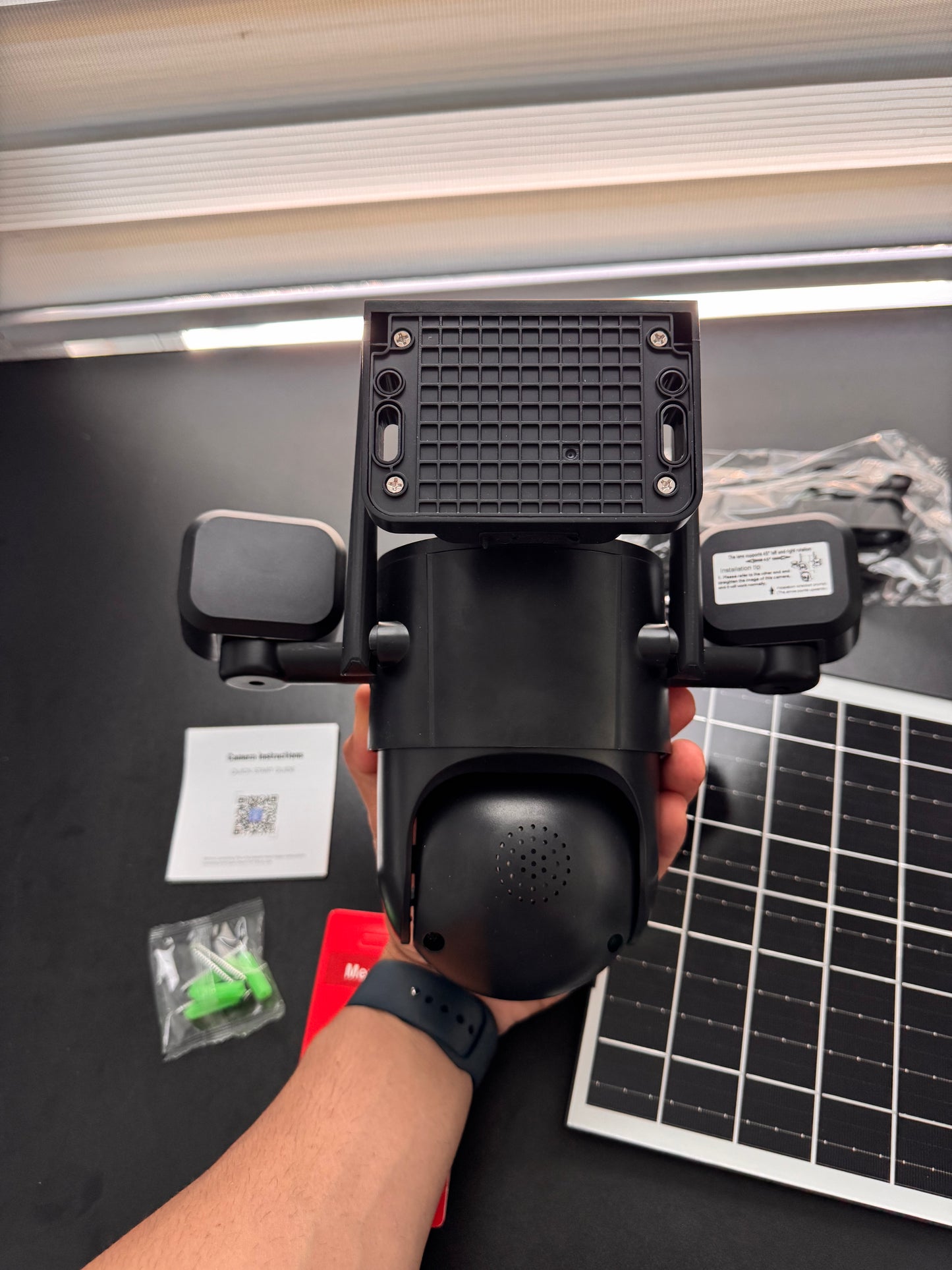 Camara Solar 3 lentes + Sd Card 128Gb