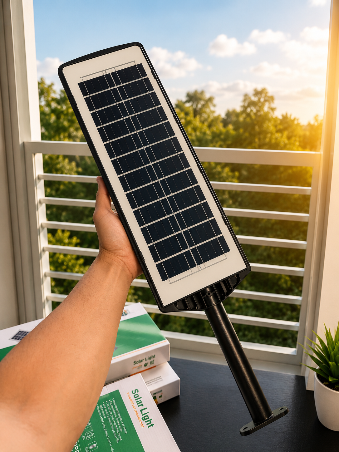 Foco Solar 500W -5,000 Lumenes (240LED)