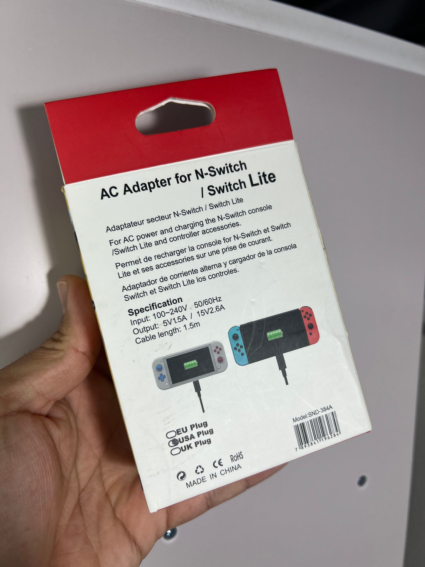 AC Adapter Nintendo Switch/Lite